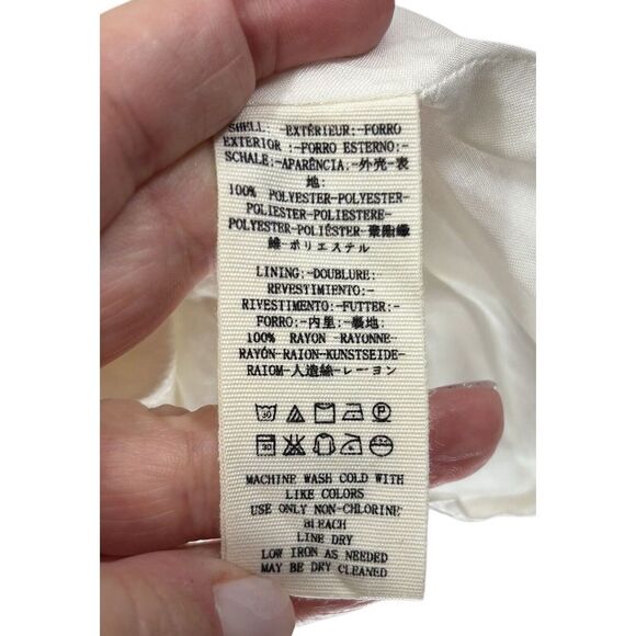 NEW Free People All I Got Floral Maxi Dress Boho Peasant Women's Ivory Size 4 - Picture 13 of 14